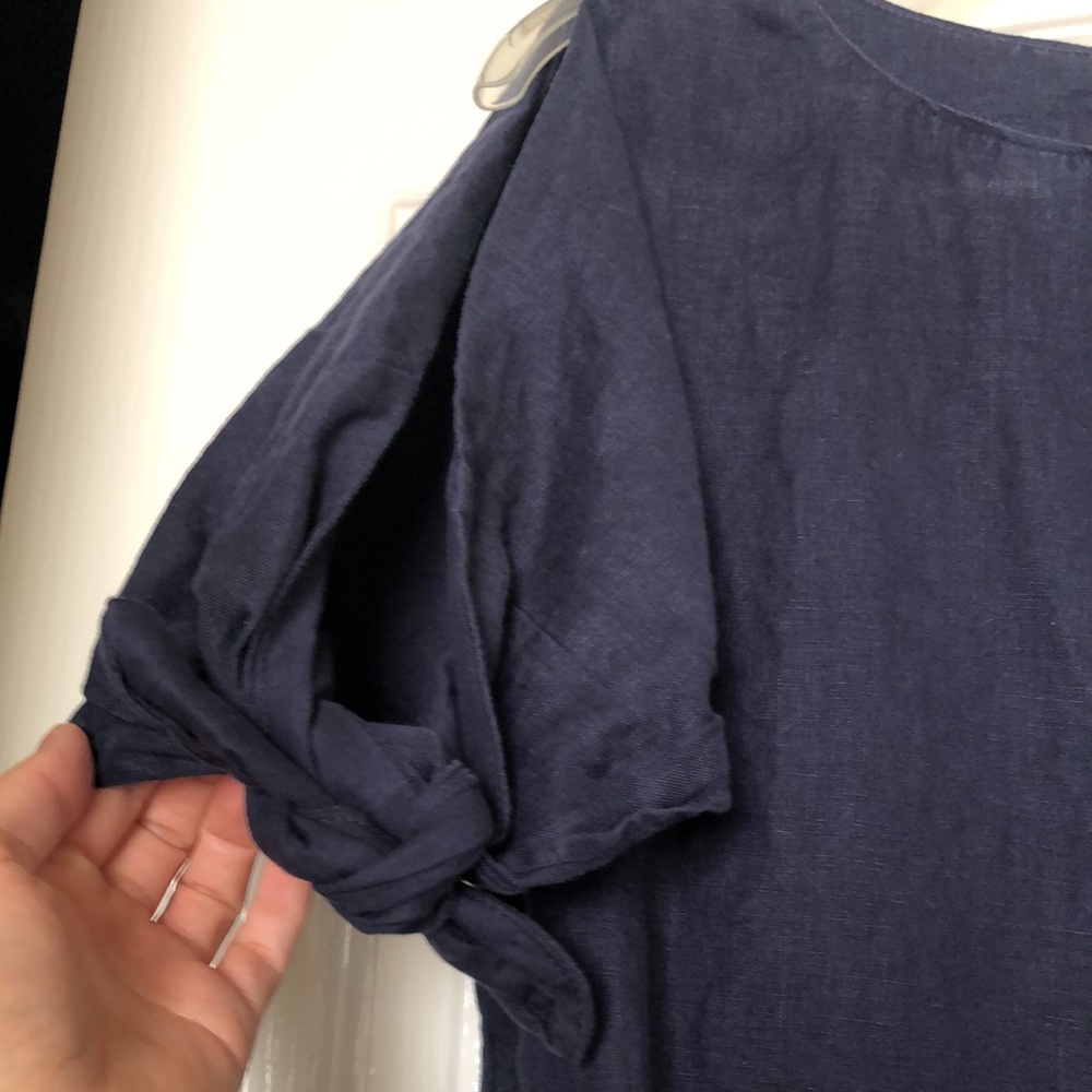 Neiman Marcus Navy Blue Shift Dress - Picture 6 of 11